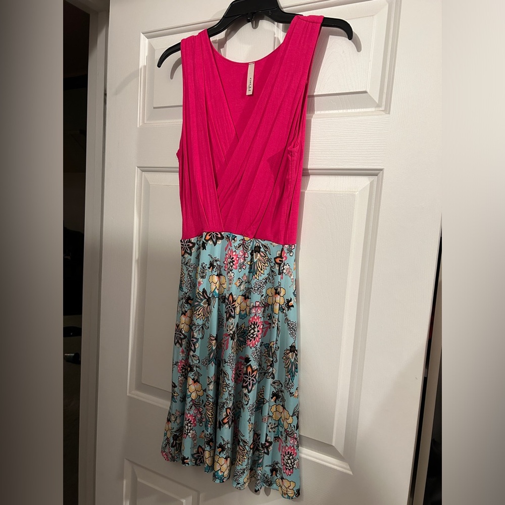 Pink and Floral dress